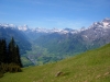 Blick nach Schwanden - Glarus Süd